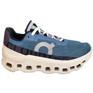 On Cloud Cloudmonster Shoes Women's 8 Blue Dust Vapor Running Sneakers CloudTec